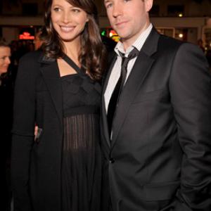 Edward Burns and Christy Turlington at event of 27 Dresses (2008)