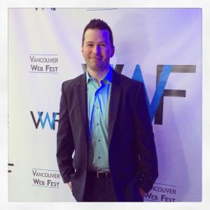 At the Vancouver Web Fest in support of my Behind the Rock series nomination 2015