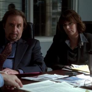 Still of Patricia Richardson and Ron Silver in The West Wing (1999)
