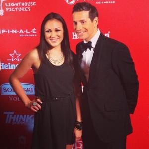 Rick Campanelli and Natalie Goyarzu at Annual RED Carpet Film Party during the VIFF