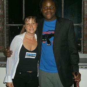 Filmmakers Elizabeth Anne and Robbie Samuels at the Trigger Street Productions party Tribecca Film Festival 2005