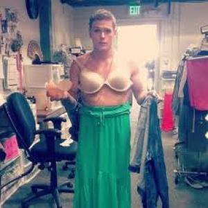 David Cade backstage on the set of Big Time Rush preparing for the role of a lifetime