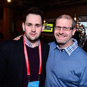 Gerard Barrett and Keith Simanton at event of IMDb amp AIV Studio at Sundance 2015
