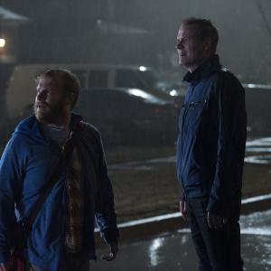 Still of Jack Coleman and Henry Zebrowski in Heroes Reborn 2015