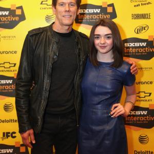 Kevin Bacon and Maisie Williams