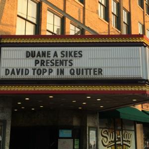 Director Melanie Scot likes to hide Easter Eggs in her films While shooting her third film Sangria Lift in Jacksonville Florida Executive Producer Duane A Sikes thought it would be fun to reference Quitter and include this theatre marquee at the Sun Ray Theatre