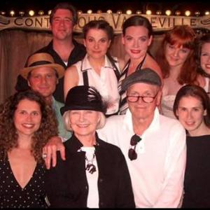 Cast musicians and producers of BIG TIMES with guests Paul Newman and Joanne Woodward offbroadway