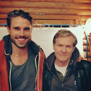 William Sadler and James OHalloran on set of Deadly Crush