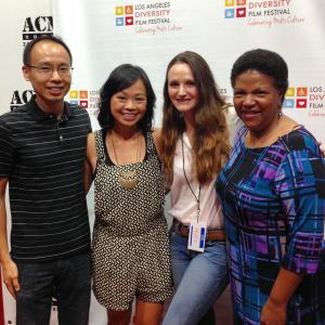 Jonathan Wu, Sandy Yu, Hollis McLachlan & Carla Valentine at Los Angeles Diversity Film Festival