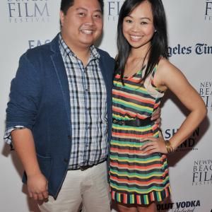 Jason Rogel  Sandy Yu  the Newport Beach Film Festival