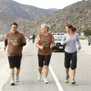 Still of Jillian Michaels Danny Cahill and Liz Young in The Biggest Loser 2004