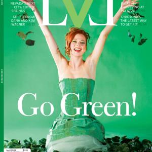 Anna Easteden in the cover of Las Vegas Life
