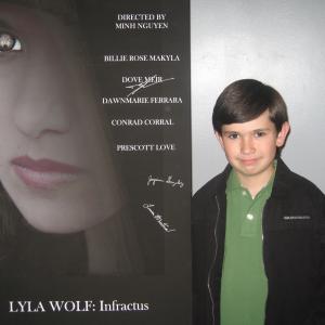 Brenden Miranda at the premiere of the film Lyla WolfInfractus