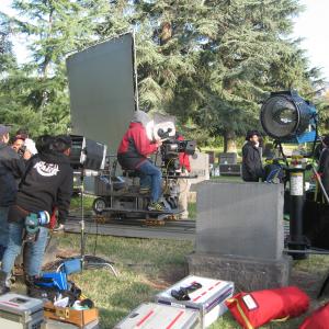 On the set of 