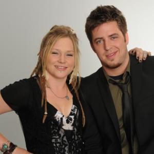 Still of Lee DeWyze and Crystal Bowersox in American Idol The Search for a Superstar 2002