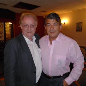 Martin Pennell with actor John Altman on the project Perfect Break