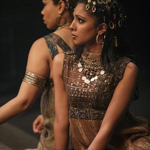 Still of Sarena Parmar and Ijeoma Emesowum in Antony and Cleopatra.
