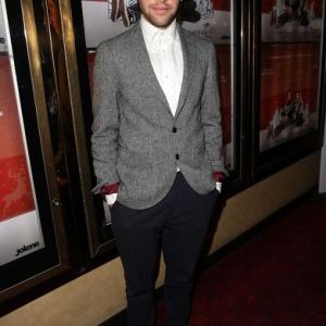Dylan Edwards attends the UK Premiere of A Wonderful Christmas Time at Empire Leicester Square