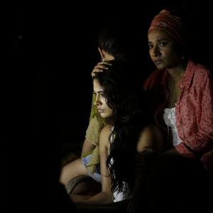 Still of Tannishtha Chatterjee and SarahJane Dias in Angry Indian Goddesses 2015