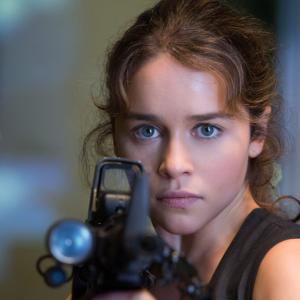 Still of Emilia Clarke in Terminator Genisys 2015