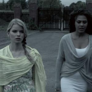 Still of Lenora Crichlow and Gina Bramhill in Being Human 2008