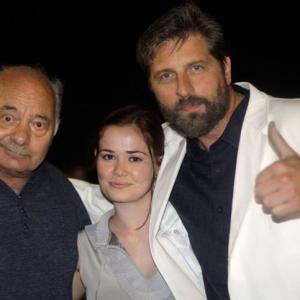 With Burt Young and Kate McLeod at the 2013 Long Beach International Film Festival