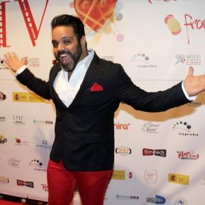Miguel Sahid at the Red Carpet of the Spanish Film Festival