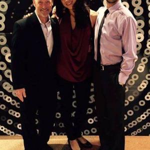 Ovation Awards 2014 with actors Anna Khaja and Joel Polis
