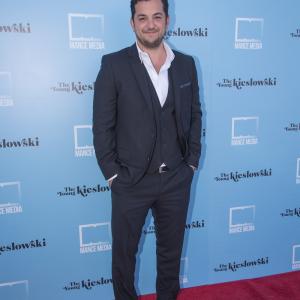 Matthew Mancinelli attends The Young Kieslowski red carpet premiere at the Vista theatre in Los Angeles