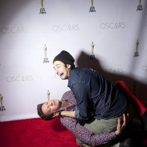 Kohl Beck and Aidan Kane in DEATH ON THE RED CARPET