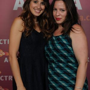 Jennifer Miller and Tracy Allan for All Tied Up at the 2013 ACTRA Short Film Festival