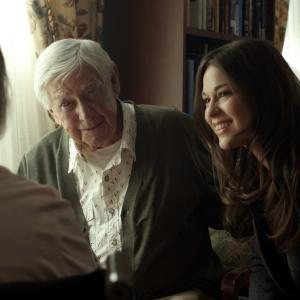 Jessica (Rachel Hendrix) and Henry (Ralph Waite) spend some time with Peggy, Henry's wife.