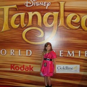 Lauren Taveras Tangled Premiere