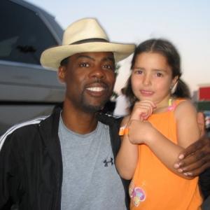 Claire w/ Chris Rock on Grown Ups