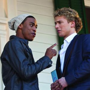 Still of Freddie Stroma and Titus Makin Jr in A Cinderella Story Once Upon a Song 2011