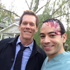 Kevin Bacon and Juan Carlos Infante in The Following