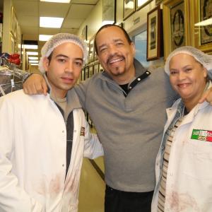 Juan Carlos Infante, Ice-T, and Yanet Cuevas in 
