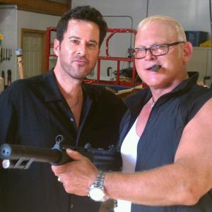 With Jonathan Silverman and Billy as Mumbo in Self Storage