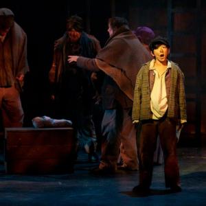 Benjamin Cheng as Gavroche in Les Miserables