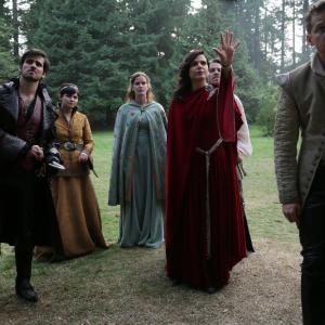 Still of Ginnifer Goodwin Sean Maguire Lana Parrilla Rebecca Mader Colin ODonoghue and Josh Dallas in Once Upon a Time 2011