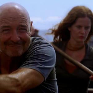 Still of Terry OQuinn and Rebecca Mader in Dinge 2004