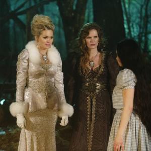 Still of Sunny Mabrey Rebecca Mader and Matreya Scarrwener in Once Upon a Time 2011