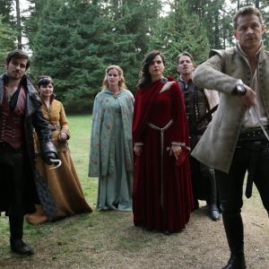 Still of Ginnifer Goodwin Sean Maguire Lana Parrilla Rebecca Mader Colin ODonoghue and Josh Dallas in Once Upon a Time 2011