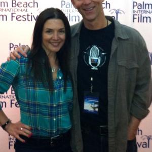 Barbie Castro  John Murlowski at the Palm Beach Film Festival