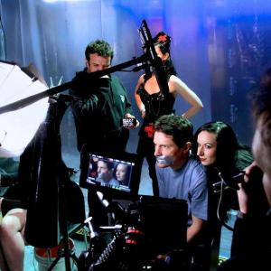 The shooting of Jen and Sylvia Soskas 2012 annual Women In Horror Massive Blood Drive PSA