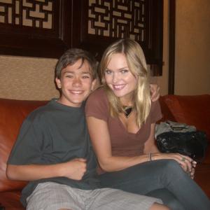 christian traeumer and Sunny Mabrey in the recording studio august 2012 final adr for the child