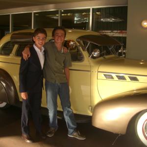 Bless Me, Ultima 2012 world premier el paso texas. Diego Miro - Florence and Christian Traeumer- Bones getting ready to board the cars to the red ccarpet! Sept 2012
