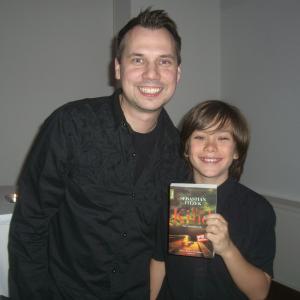 Sebastian Fitzek,(author of the child) and Christian Traeumer kickoff party 