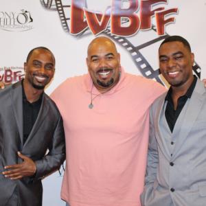 Markiss McFadden, Sean Jackson and Byron Smith at the Las Vegas Black Film Festival