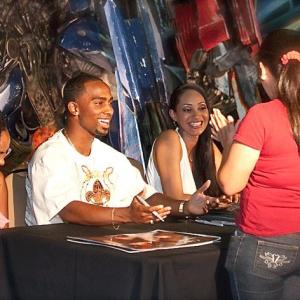 Brenden Palms Theater. Transformers: Dark Of The Moon autograph signing with Markiss McFadden